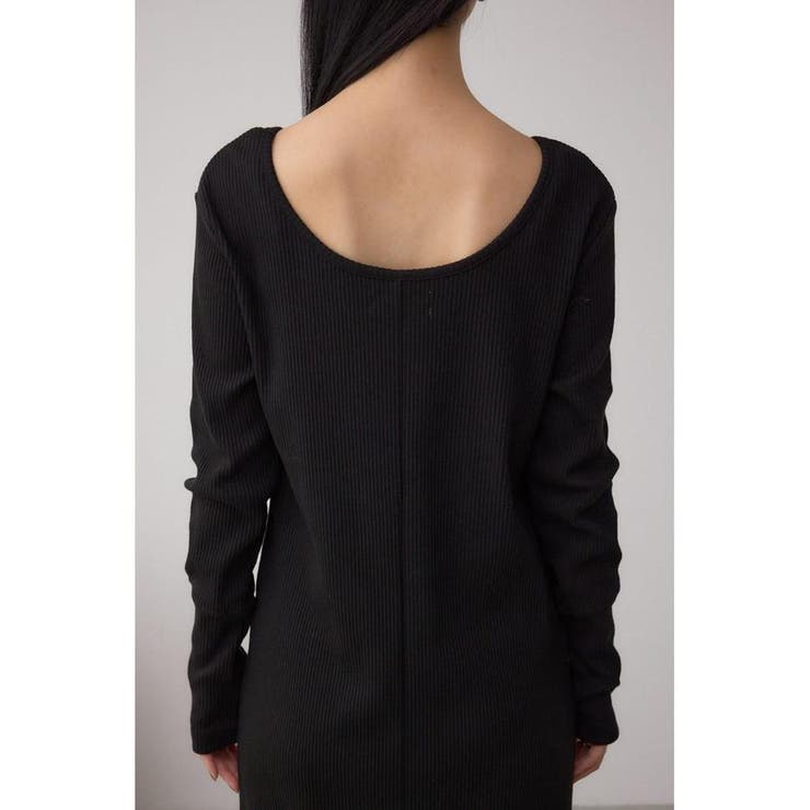 ハーフジップスウェットワンピース | AZUL BY MOUSSY | 詳細画像18 