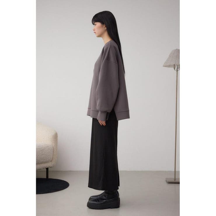 ハーフジップスウェットワンピース | AZUL BY MOUSSY | 詳細画像6 