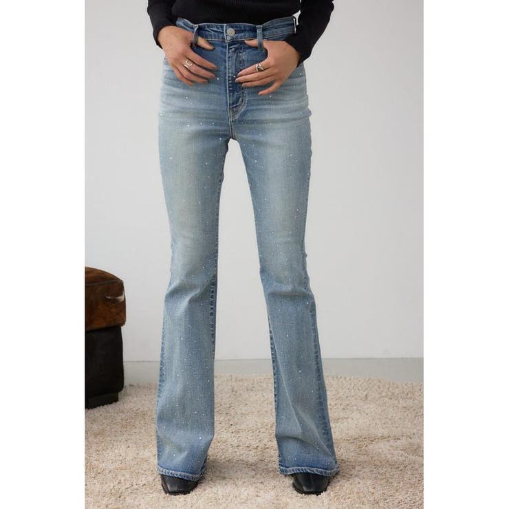AZUL DENIM ラインストーンフレアデニム | AZUL BY MOUSSY | 詳細画像14 
