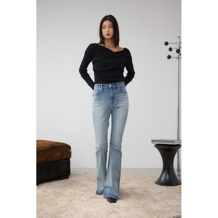 AZUL DENIM ラインストーンフレアデニム | AZUL BY MOUSSY | 詳細画像15 