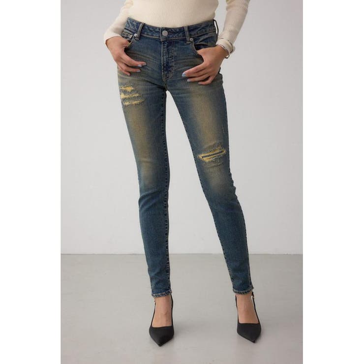 AZUL DENIM リペアスキニーデニム | AZUL BY MOUSSY | 詳細画像13 