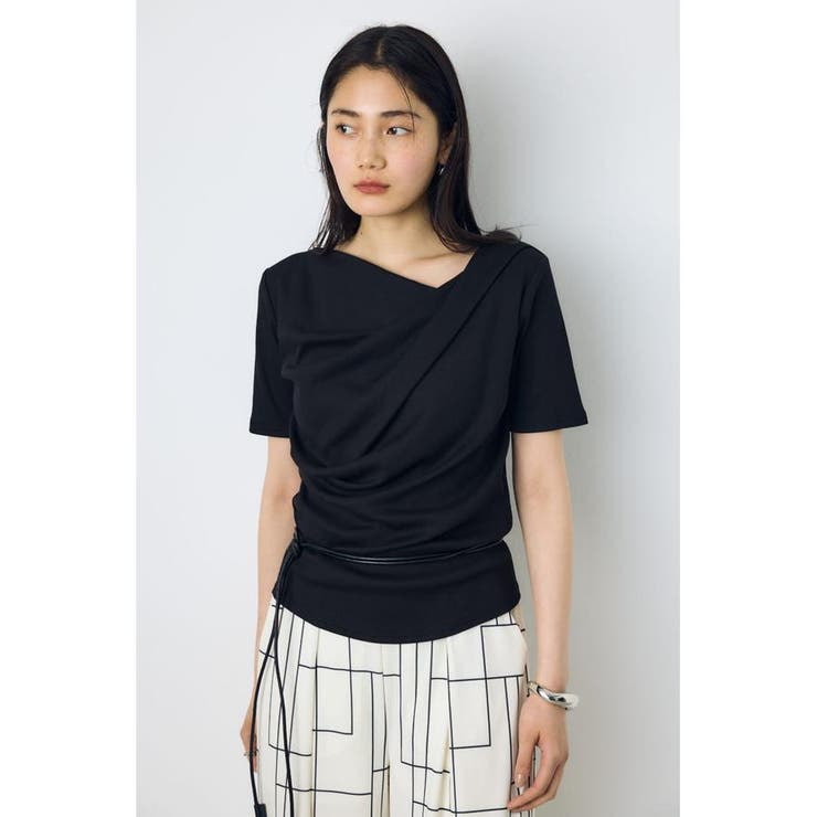 ドレープ5分袖トップス | AZUL BY MOUSSY | 詳細画像11 