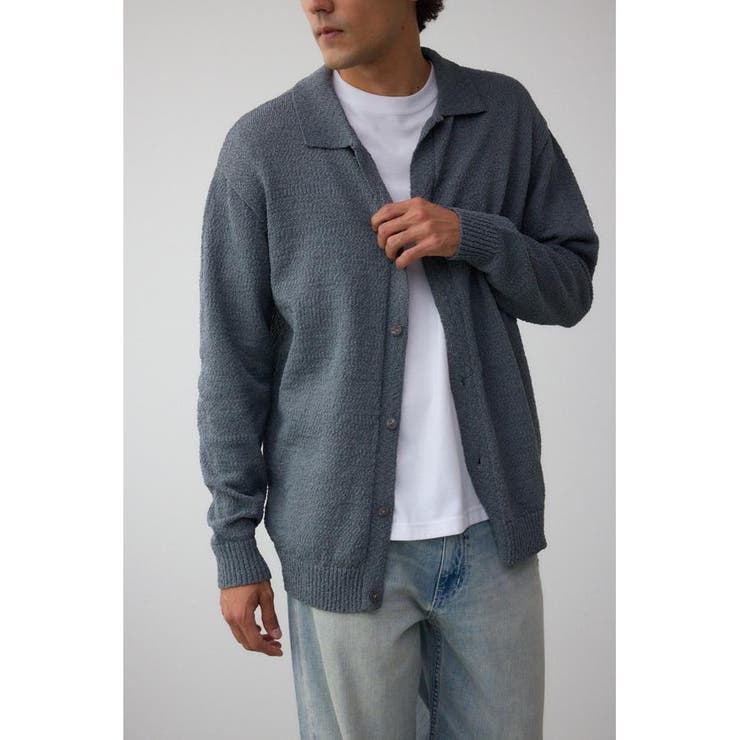 GRY | スポンディッシュブークレーニットカーディガン | AZUL BY MOUSSY