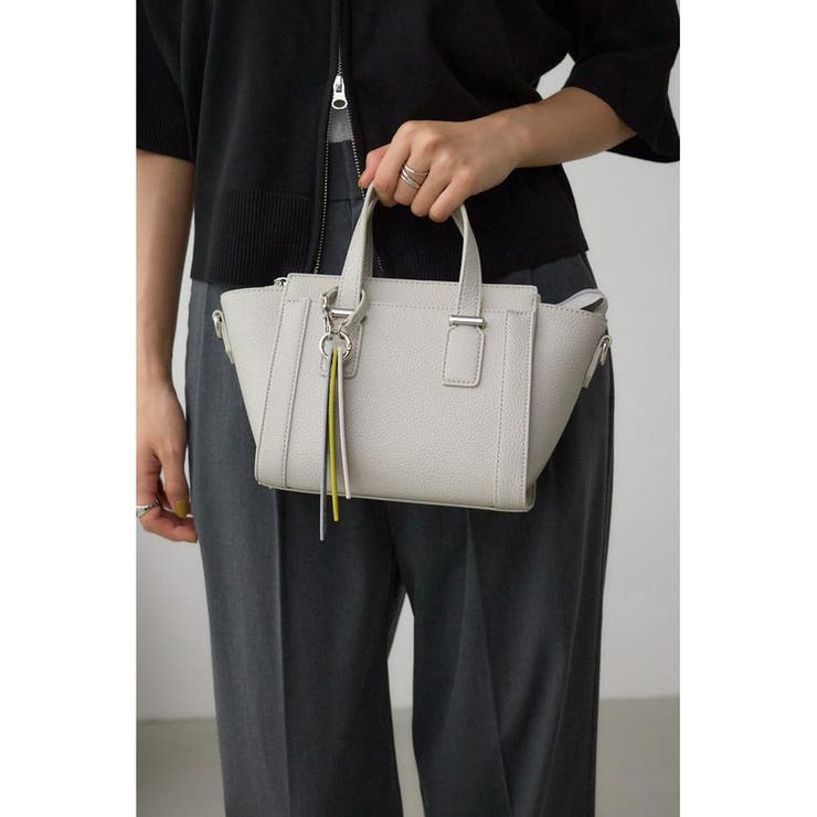 チャームセットトラペイズドバッグ | AZUL BY MOUSSY | 詳細画像12 