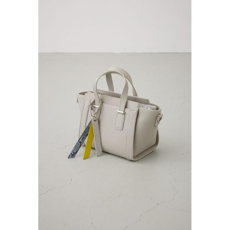 チャームセットトラペイズドバッグ | AZUL BY MOUSSY | 詳細画像15 