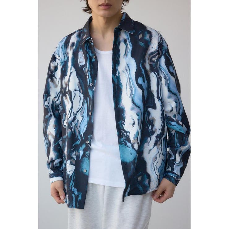 ポリエステルスエードジェネラルシャツ | AZUL BY MOUSSY | 詳細画像23 