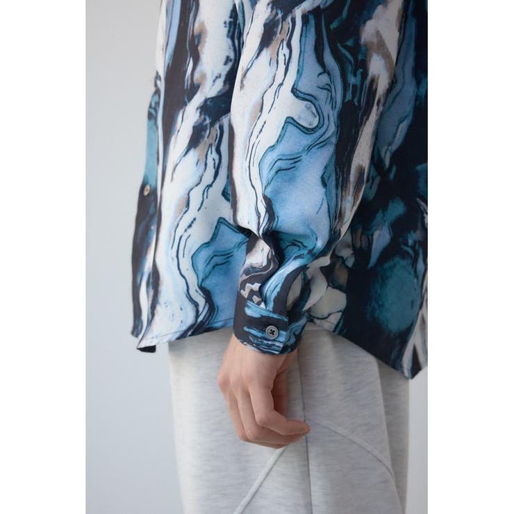 ポリエステルスエードジェネラルシャツ | AZUL BY MOUSSY | 詳細画像32 