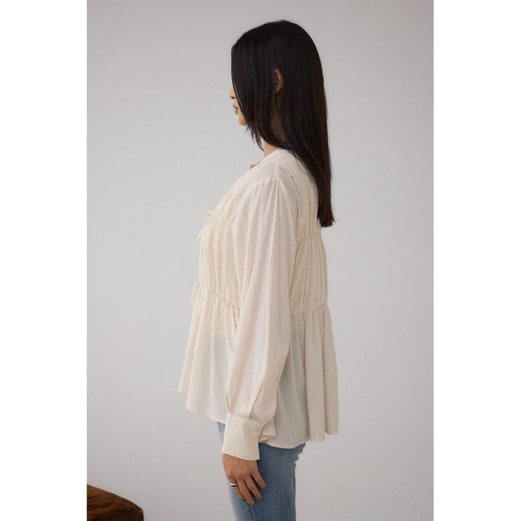 フロントリボン長袖シャツカーディガン | AZUL BY MOUSSY | 詳細画像6 