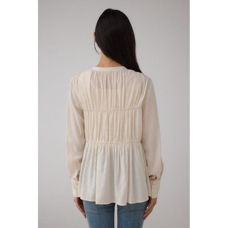 フロントリボン長袖シャツカーディガン | AZUL BY MOUSSY | 詳細画像7 