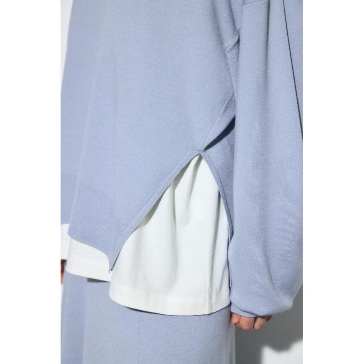 裾スリットニュアンスニットトップス | AZUL BY MOUSSY | 詳細画像21 