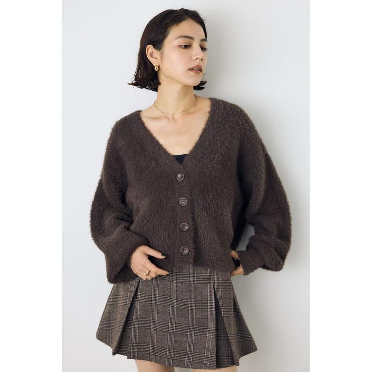 モヘヤライクニットカーディガン | AZUL BY MOUSSY | 詳細画像12 