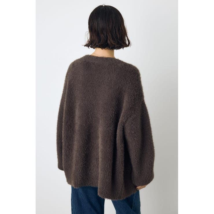 モヘヤライクニットカーディガン | AZUL BY MOUSSY | 詳細画像6 