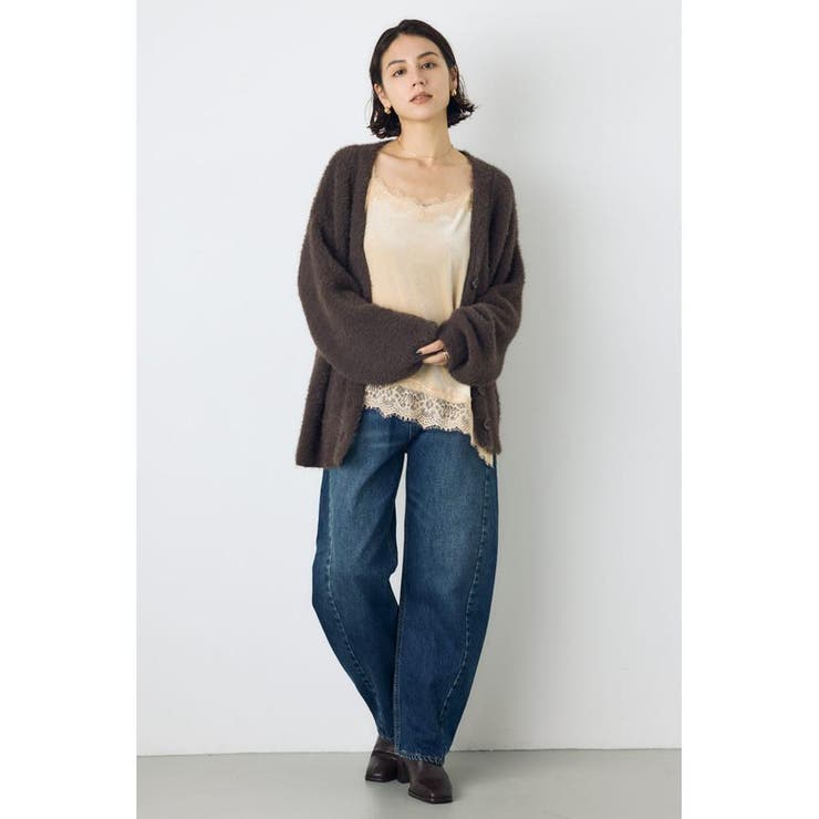 モヘヤライクニットカーディガン | AZUL BY MOUSSY | 詳細画像8 