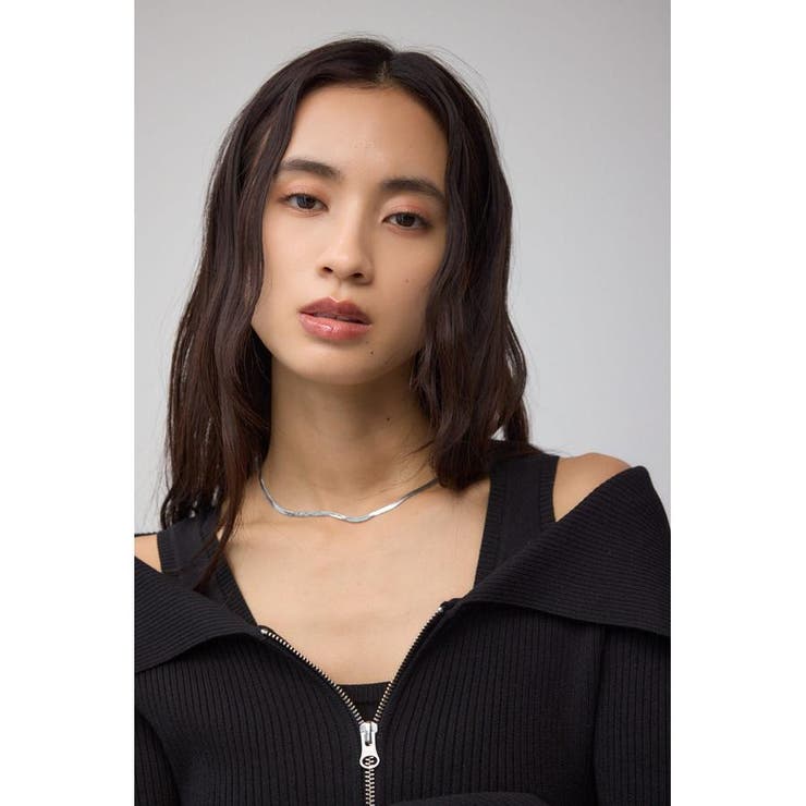 ジップアンサンブルニット | AZUL BY MOUSSY | 詳細画像1 