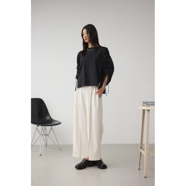 ギャザースリーブカットトップス | AZUL BY MOUSSY | 詳細画像13 