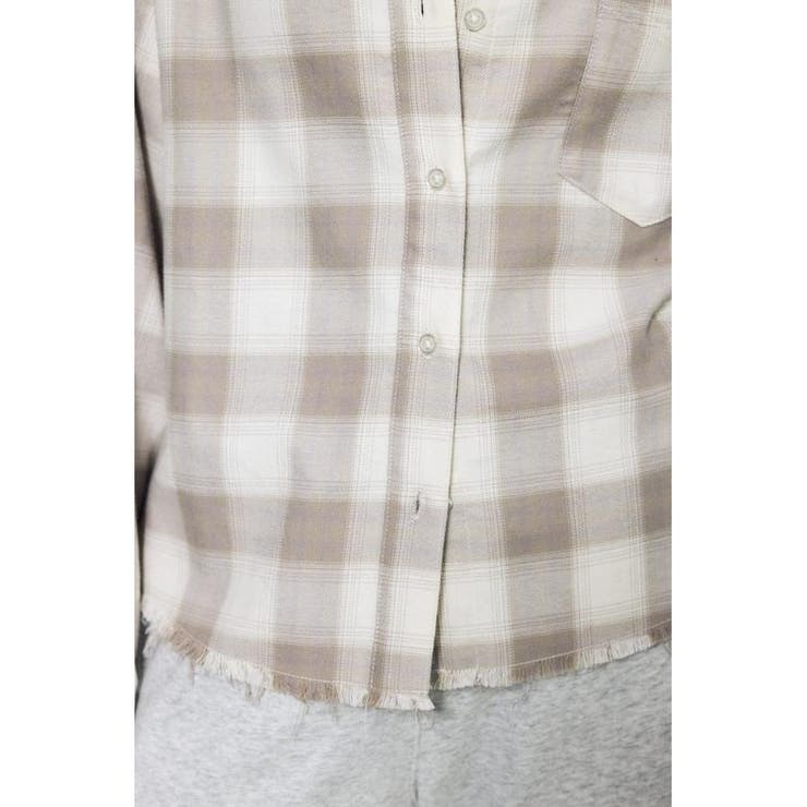アーバンチェックフリンジショートシャツ | AZUL BY MOUSSY | 詳細画像26 