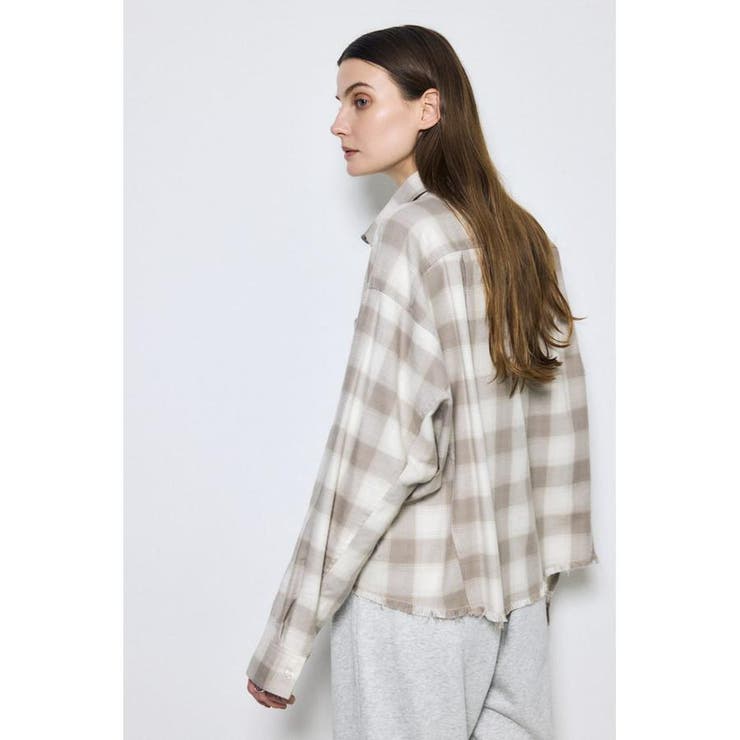 アーバンチェックフリンジショートシャツ | AZUL BY MOUSSY | 詳細画像20 