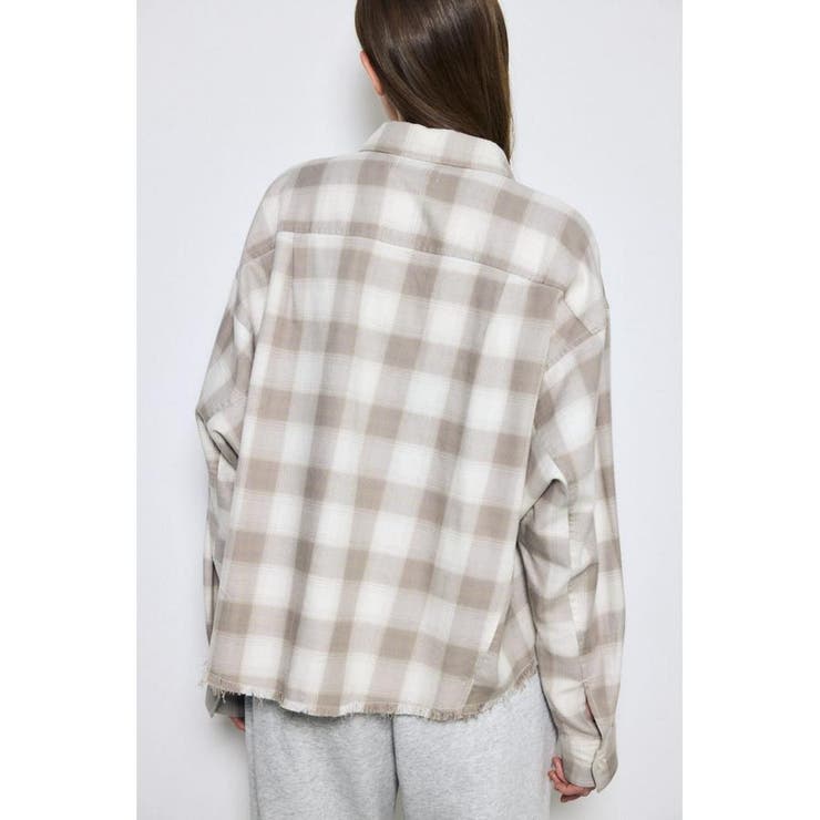 アーバンチェックフリンジショートシャツ | AZUL BY MOUSSY | 詳細画像23 