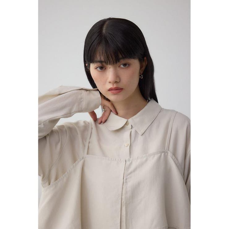 ビスチェレイヤードシャツ | AZUL BY MOUSSY | 詳細画像1 