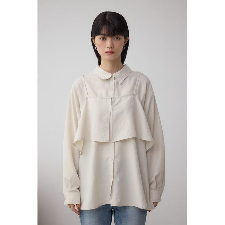 ビスチェレイヤードシャツ | AZUL BY MOUSSY | 詳細画像4 
