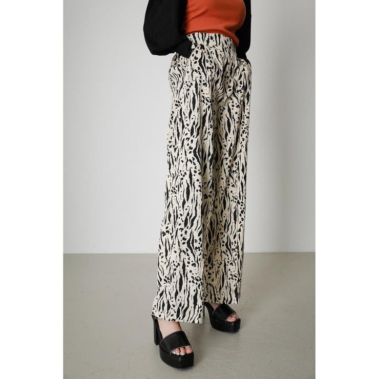 LINEN TOUCH ZEBRA PANTS[品番：AZLW0019916]｜AZUL BY MOUSSY