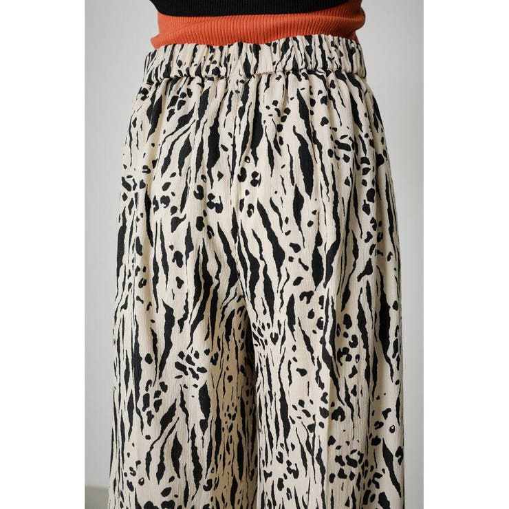 LINEN TOUCH ZEBRA PANTS[品番：AZLW0019916]｜AZUL BY MOUSSY
