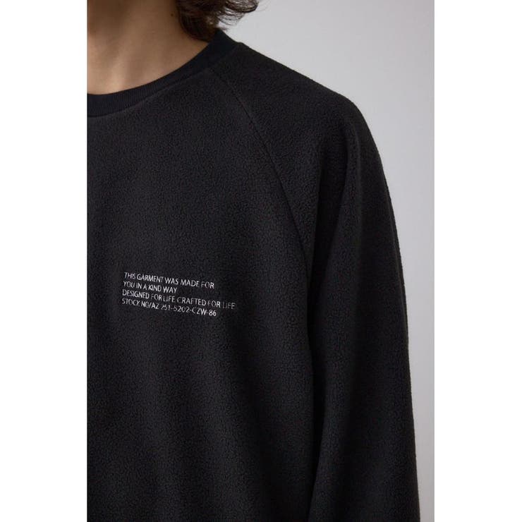 SHELTECH マイクロフリースクルー | AZUL BY MOUSSY | 詳細画像10 