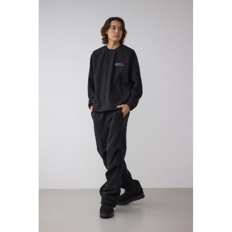 SHELTECH マイクロフリースクルー | AZUL BY MOUSSY | 詳細画像4 