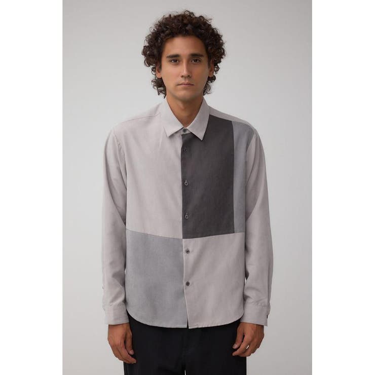 パネルスウィッチングフェイクスウェードシャツ | AZUL BY MOUSSY | 詳細画像16 