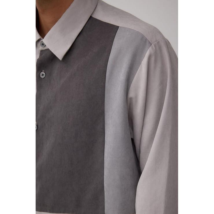 パネルスウィッチングフェイクスウェードシャツ | AZUL BY MOUSSY | 詳細画像20 