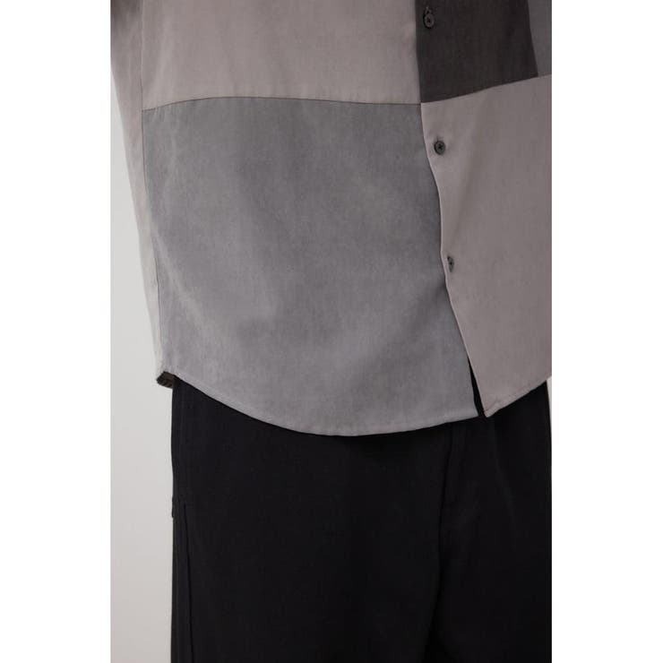 パネルスウィッチングフェイクスウェードシャツ | AZUL BY MOUSSY | 詳細画像22 