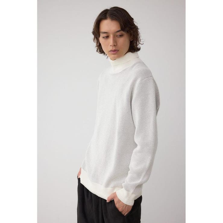 ハニカムタートルネックニット | AZUL BY MOUSSY | 詳細画像3 