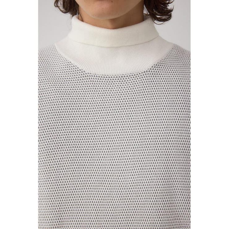 ハニカムタートルネックニット | AZUL BY MOUSSY | 詳細画像8 