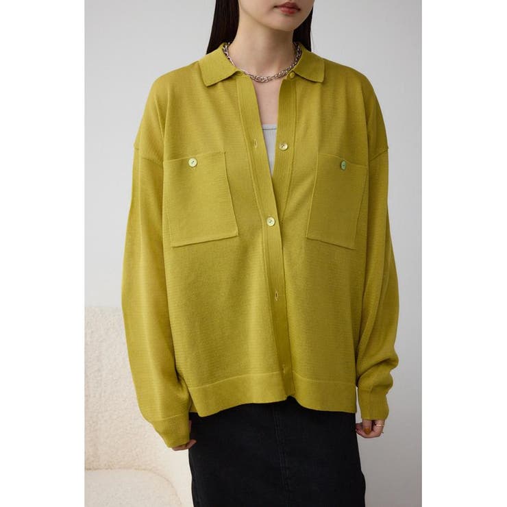 YEL | エリツキシアーカーディガン | AZUL BY MOUSSY