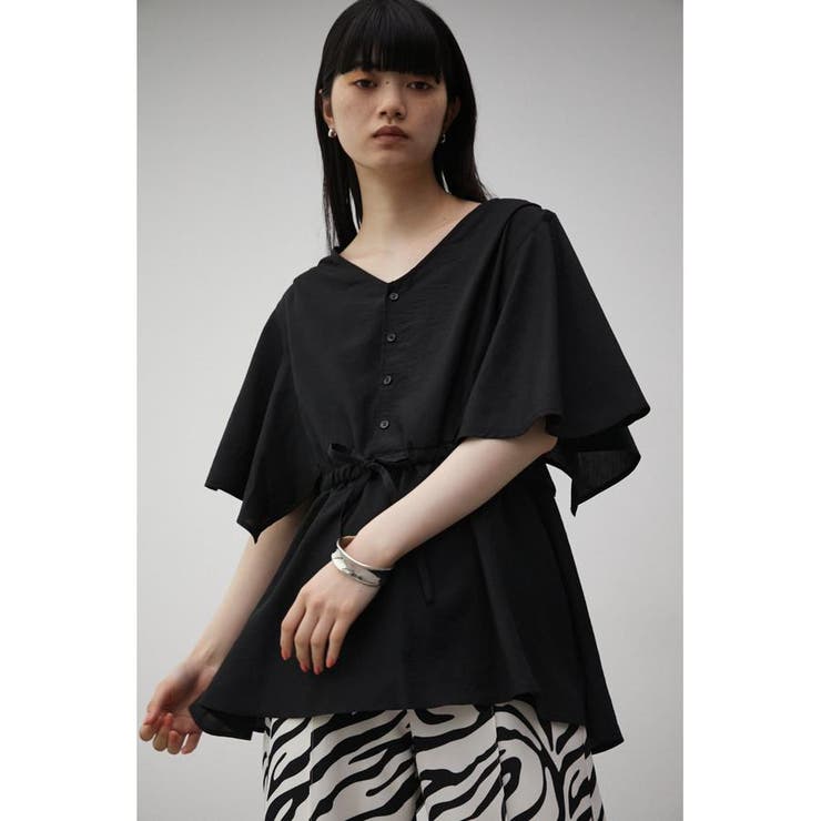 FLARE SLEEVE PEPLUM BLOUSE | AZUL BY MOUSSY | 詳細画像11 