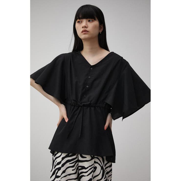 FLARE SLEEVE PEPLUM BLOUSE | AZUL BY MOUSSY | 詳細画像13 