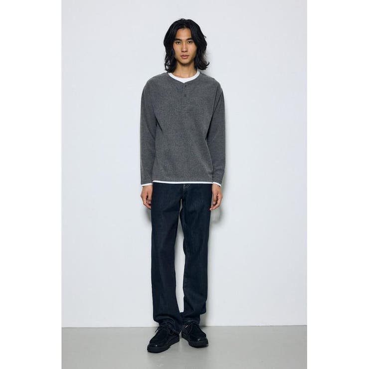 フェイクレイヤードヘンリーネックトップス | AZUL BY MOUSSY | 詳細画像23 