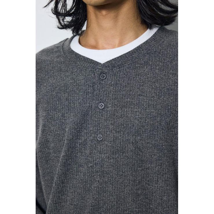 フェイクレイヤードヘンリーネックトップス | AZUL BY MOUSSY | 詳細画像27 