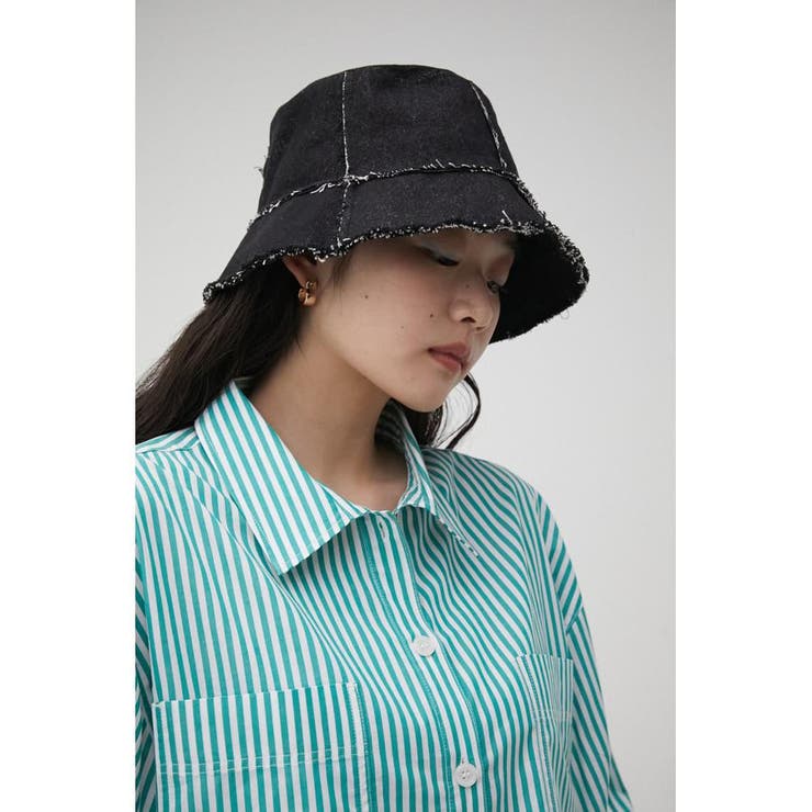CUT OFF DENIM BUCKET HAT | AZUL BY MOUSSY | 詳細画像5 