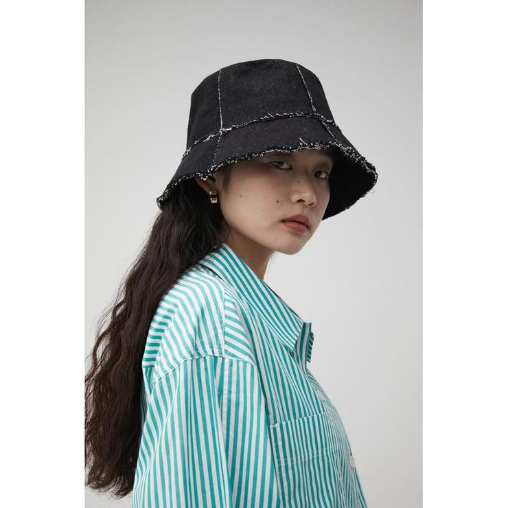CUT OFF DENIM BUCKET HAT | AZUL BY MOUSSY | 詳細画像6 