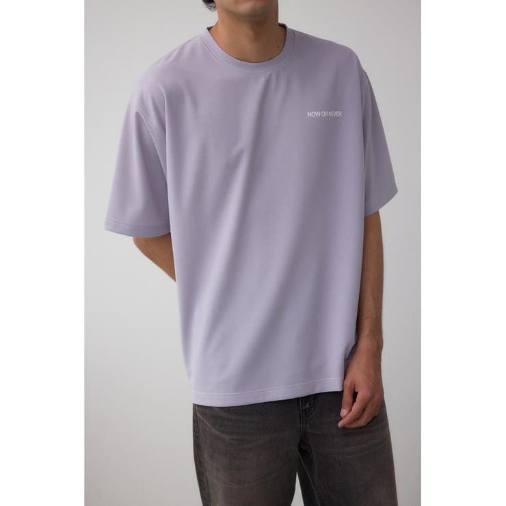 L/PUR1 | オープンステッチロゴTシャツ | AZUL BY MOUSSY