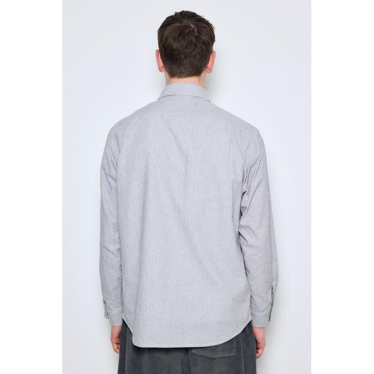 フレンチリネンCOOLMAXストライプシャツ | AZUL BY MOUSSY | 詳細画像29 