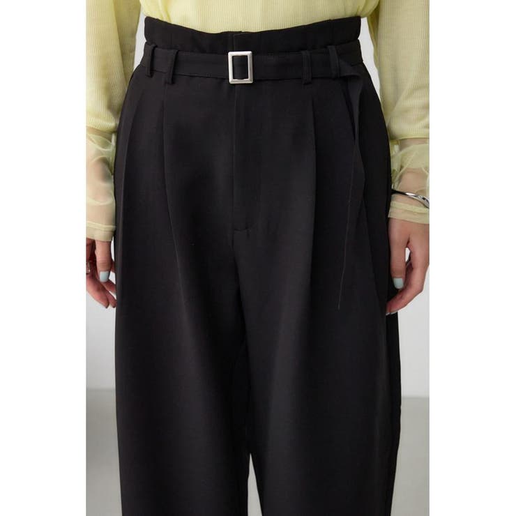 ベルトタックワイドパンツ | AZUL BY MOUSSY | 詳細画像8 