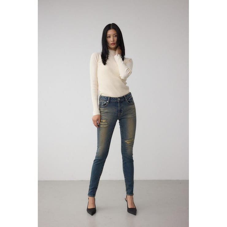 AZUL DENIM リペアスキニーデニム | AZUL BY MOUSSY | 詳細画像13 