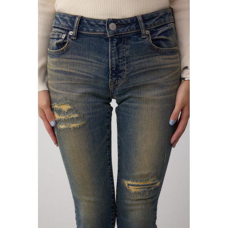 AZUL DENIM リペアスキニーデニム | AZUL BY MOUSSY | 詳細画像18 