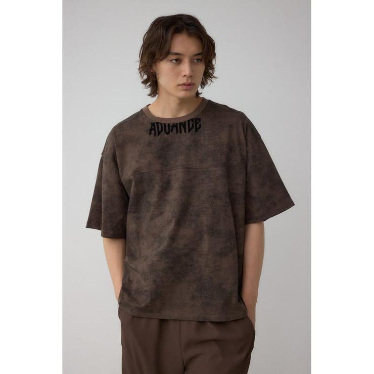 ムラ柄ロゴプリントTシャツ | AZUL BY MOUSSY | 詳細画像14 