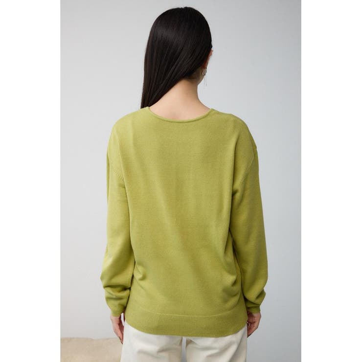 ヌーディー2WAYVネックニットトップス | AZUL BY MOUSSY | 詳細画像35 