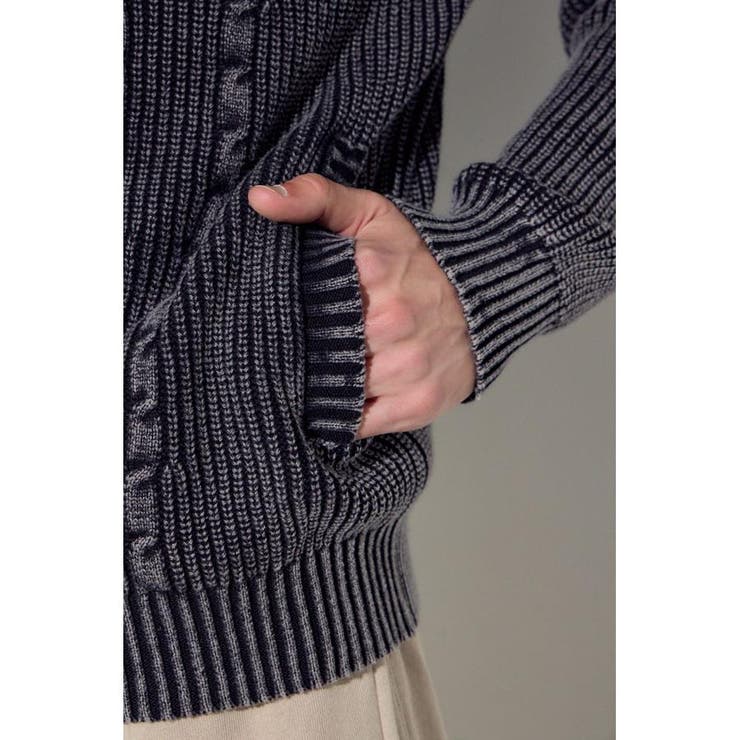 ヴィンテージウォッシュニットカーディガン | AZUL BY MOUSSY | 詳細画像11 