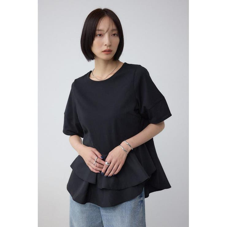 ペプラムカットフレアトップス | AZUL BY MOUSSY | 詳細画像12