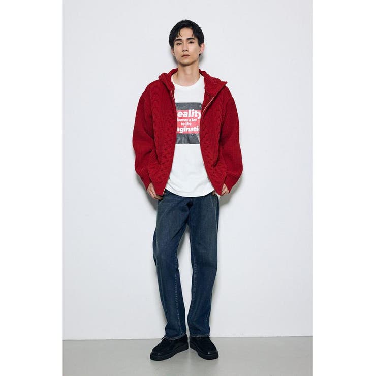 ジップアップニットフーディー | AZUL BY MOUSSY | 詳細画像17 